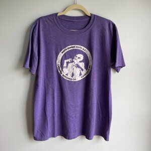 White Zombie White Ale Catawba Brewing Co. Graphic Tee – Purple – Size M/L​